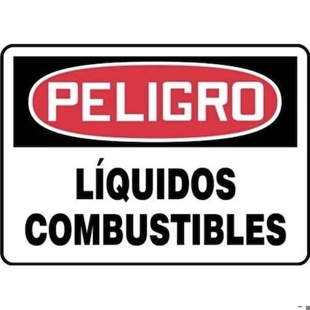 Accuform OSHA DANGER Safety Sign COMBUSTIBLE SHMCHL197VS